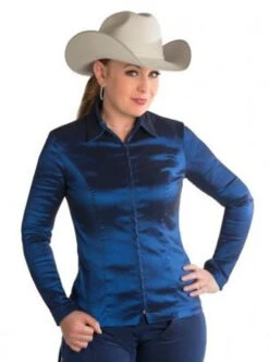 Hobby Horse Taffy Show Blouse -Cavalleria Toscana Store 3849 hobby horse taffy blouse indigo 64461.1583201802