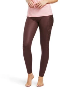 Ariat EOS Moto Tights Full Seat -Cavalleria Toscana Store EOS moto full seat mahogany front 10039870 ariat 03233.1660865474