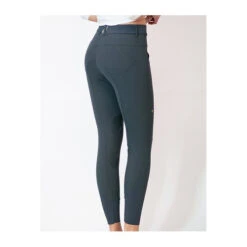 For Horses Adelia Pull On Knee Grip Breeches -Cavalleria Toscana Store adelia breech navy back for horses 77845.1568068034