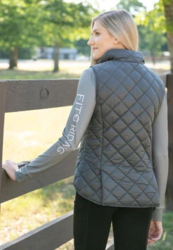 FITS Ainsley Quilted Vest 8 FITS Ainsley Quilted Vest -Cavalleria Toscana Store ainsley quilted vest ash back A717 1 fits 50679.1665448372