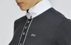 For Horses Alzira Pois Show Shirt 13 For Horses Alzira Pois Show Shirt -Cavalleria Toscana Store alzira pois black crop 2 for horses 36506.1567108331