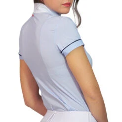 For Horses Alzira Pois Show Shirt 10 For Horses Alzira Pois Show Shirt -Cavalleria Toscana Store alzira show shirt pip blue back for horses 32229.1596587384