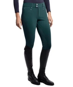 Samshield Ambre Knee Grip Breeches -Cavalleria Toscana Store ambre knee grip pine green side AMBRE KP samshield 74644.1638829994