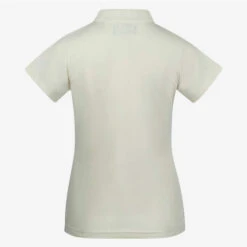 Horze Amy Polo Short Sleeve -Cavalleria Toscana Store amy polo ss egret white back 33536 DWPU horze 87231.1619987043