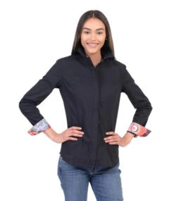 Chestnut Bay Annie-O Western Show Shirt -Cavalleria Toscana Store annie o western show black front CB1000 042 chestnut bay 20732.1652469533