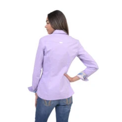 Chestnut Bay Annie-O Western Show Shirt -Cavalleria Toscana Store annie o western show lavender back CB1000 642 chestnut bay 96193.1652469565