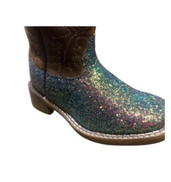 Kids Smoky Mountain Ariel Glitter Boots 7 Kids Smoky Mountain Ariel Glitter Boots -Cavalleria Toscana Store ariel glitter square toe glitter foot2 3077 smoky mtn 94488.1628888000