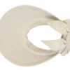 Scala Arosa Deluxe Visor With Bow -Cavalleria Toscana Store arosa deluxe cotton visor bow natural underside V25 NAT scala 33980.1691250486