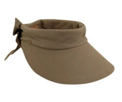Scala Arosa Deluxe Visor With Bow -Cavalleria Toscana Store arosa deluxe cotton visor bow olive brim V25 OLIVE scala 02580.1691250636