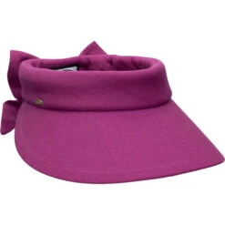 Scala Arosa Deluxe Visor With Bow -Cavalleria Toscana Store arosa deluxe cotton visor bow orchid V25 ORCHID scala 70040.1691250619