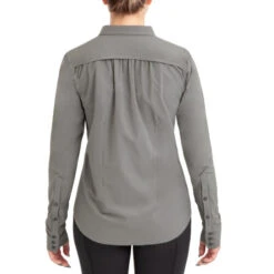 Irideon Aspen Trail Shirt Long Sleeve -Cavalleria Toscana Store aspen trail shirt ls dove grey back 30 7030 DG toklat 51922.1655842069