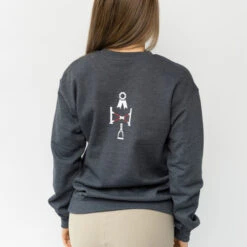 TKEQ Athletic Motif Sweatshirt -Cavalleria Toscana Store athletic motif sweatshirt nickle back ATH MOTIF tkeq 43501.1668466297