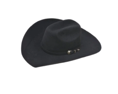Atwood Felt Cowboy Hat - 7X Black 3 Atwood Felt Cowboy Hat - 7X Black