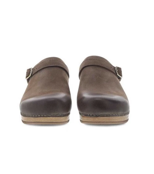 Dansko Berry Mule With Strap Mushroom Nubuck 5 Dansko Berry Mule With Strap Mushroom Nubuck - Image 3