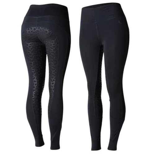 Horze Betty Full Seat Tights With Mesh Inserts 3 Horze Betty Full Seat Tights With Mesh Inserts
