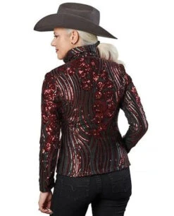 Hobby Horse Bloom Show Jacket -Cavalleria Toscana Store bloom jacket bordeaux back 1924 hobby horse 17863.1584046200