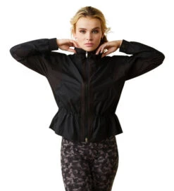 Ariat Breathe Jacket -Cavalleria Toscana Store breathe jacket black front 10043394 ariat 98973.1675198843