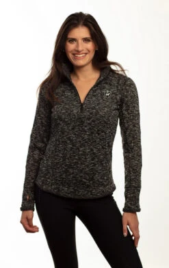 Goode Rider Chill Out Fleece Top -Cavalleria Toscana Store chill out fleece top heather black front 18160 4059 goode rider 47868.1673542698