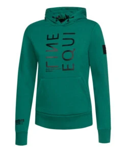 Equiline ClemaC Pullover Hoodie -Cavalleria Toscana Store clemac pullover hoodie pepr.grn front R09780 611 equiline 90299.1667871383