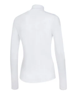 Equiline ColateC Winter Training Shirt 12 Equiline ColateC Winter Training Shirt -Cavalleria Toscana Store colatec mock second skin ls white back H00858 001 equiline 65241.1667682332