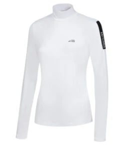 Equiline ColateC Winter Training Shirt 10 Equiline ColateC Winter Training Shirt -Cavalleria Toscana Store colatec mock second skin ls white front H00858 001 equiline 03017.1667682341