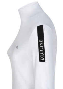 Equiline ColateC Winter Training Shirt 11 Equiline ColateC Winter Training Shirt -Cavalleria Toscana Store colatec mock second skin ls white side H00858 001 equiline 00081.1667682334