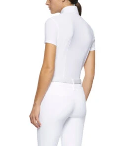 Cavalleria Toscana Hunter Competition Shirt Short Sleeve 15 Cavalleria Toscana Hunter Competition Shirt Short Sleeve -Cavalleria Toscana Store competition SS poplin bib white back CAD192 JE002 0001 cavalleria 08512.1690565773