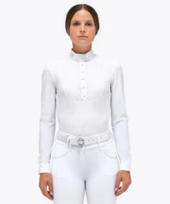 Cavalleria Toscana Poplin Pleats Competition Shirt 8 Cavalleria Toscana Poplin Pleats Competition Shirt -Cavalleria Toscana Store competition poplin pleats ls white front CAD230 JE022 0001 cavalleria toscana 30908.1684976068