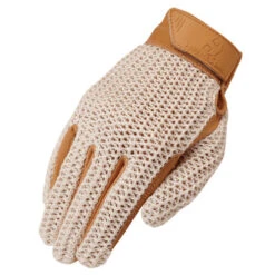 Heritage Crochet Riding Gloves -Cavalleria Toscana Store crochet glove tan HG274 heritage 99821.1643407726