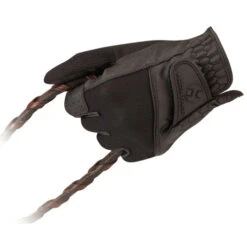 Heritage Cross Country Gloves -Cavalleria Toscana Store cross country glove black rein HG245 heritage 94976.1643571165