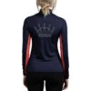 Kastel Denmark Crystal Crown Sun Shirt -Cavalleria Toscana Store crystal crown LS navy red back LSCRNR kastel 99014.1642033403