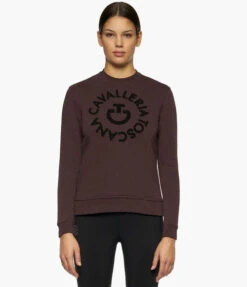 Cavalleria Toscana Orbit Logo Sweatshirt 11 Cavalleria Toscana Orbit Logo Sweatshirt -Cavalleria Toscana Store ct orbit crew burgundy front FED103 CO079 3A00 ct 53972.1674579218