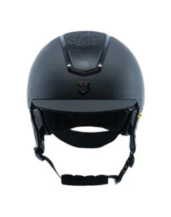 Tipperary Devon UltraMatte Helmet With MIPS -Cavalleria Toscana Store devon helmet sparkle mips black front tipperary 63282.1632683610