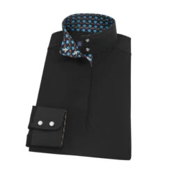 Essex Classics Black Dusk Performance Shirt 8 Essex Classics Black Dusk Performance Shirt -Cavalleria Toscana Store dusk black LS plumbago EJL1BK essex 90332.1653504355