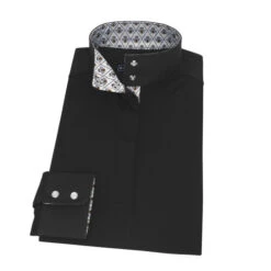 Essex Classics Black Dusk Performance Shirt 9 Essex Classics Black Dusk Performance Shirt -Cavalleria Toscana Store dusk black LS queen bee EJL2BK essex 79251.1653504624