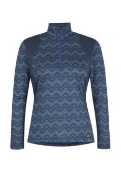 Kerrits Easy Stride Ice Fil Shirt Long Sleeve -Cavalleria Toscana Store easy stride ice fil print ls admiral front 40679 kerrits 41287.1663717386