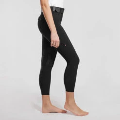For Horses Ennie Knee Grip Breeches -Cavalleria Toscana Store ennie knee grip black side ENNIE for horses 57413.1621458919