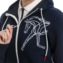 Horseware Ireland Horseware Flamboro Hoody -Cavalleria Toscana Store flamboro hoody navy detail CJNHPH B000 horseware 00335.1673543023