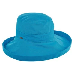 Scala Giana Cotton Big Brim Hat -Cavalleria Toscana Store giana cotton azure LC399 AZURE scala 43167.1691249613