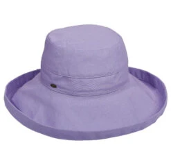 Scala Giana Cotton Big Brim Hat -Cavalleria Toscana Store giana cotton lavender LC399 LAVENDER scala 82887.1691252272