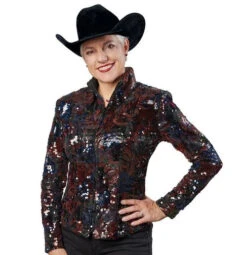 Hobby Horse Ginger Show Jacket -Cavalleria Toscana Store ginger show tunic multi front 1988 hobby horse 85222.1584056518