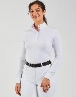 Hadley Performance Long Sleeve Show Shirt -Cavalleria Toscana Store hadley show shirt ls bit.strp 33033 smartpak 00127.1679012090