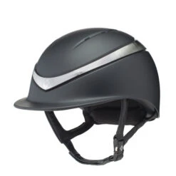 Charles Owen Halo MIPS Helmet -Cavalleria Toscana Store halo mips matte helmet black platinum front charles owen 96622.1661298865