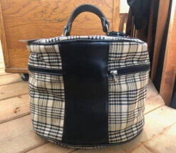 Baker 5/A Hat Carrier Helmet Bag 9 Baker 5/A Hat Carrier Helmet Bag -Cavalleria Toscana Store helmet bag tan black leather back baker 94928.1672948910