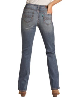 Rock & Roll Hooey Mid Rise Jean -Cavalleria Toscana Store hooey jeans mid rise vintage back HYWD4MR16B rr denim 09790.1678312734