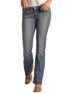 Rock & Roll Hooey Mid Rise Jean -Cavalleria Toscana Store hooey jeans mid rise vintage front HYWD4MR16B rr denim 61307.1678312737