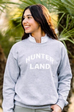 TKEQ Hunter Land Sweatshirt -Cavalleria Toscana Store hunter land sweatshirt london front HUNTER LAND tkeq 16245.1653251014