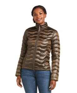 Ariat Ideal 3.0 Down Jacket -Cavalleria Toscana Store ideal 3.0 down jacket banyan bark front 10037647 ariat 40901.1633544999