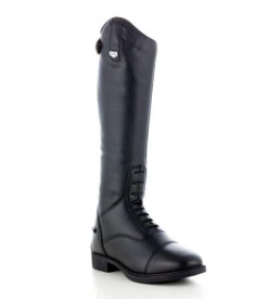 Kids Horze Rover Tall Boot -Cavalleria Toscana Store kids rover tall boot back black front side horze 69081.1669683450