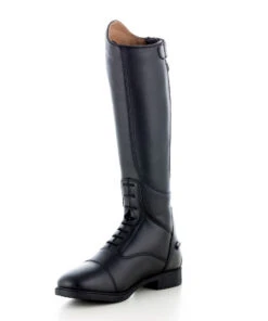 Kids Horze Rover Tall Boot -Cavalleria Toscana Store kids rover tall boot back black instep horze 28585.1669683656